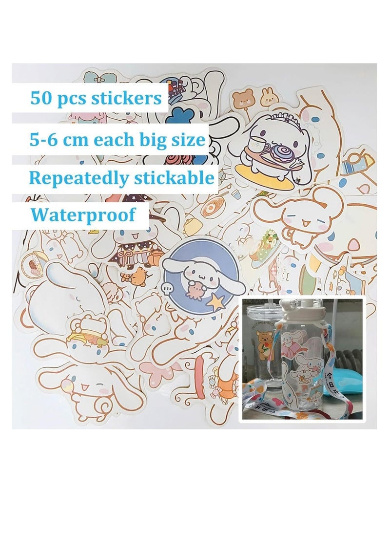 Coolchic School Supplies Set,Kawaii Stationery Gift Set, Back to School Stationary Including Notebook Pencil Case,Stickers,Pins Badge,Bookmark (Cinnamoroll) - Image 2